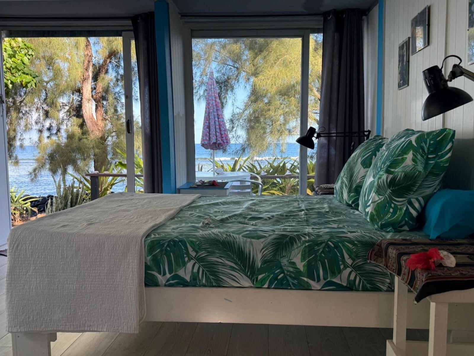 Bungalow Vue Lagon 180 Degre, La Maison Bleue Moorea Exterior foto