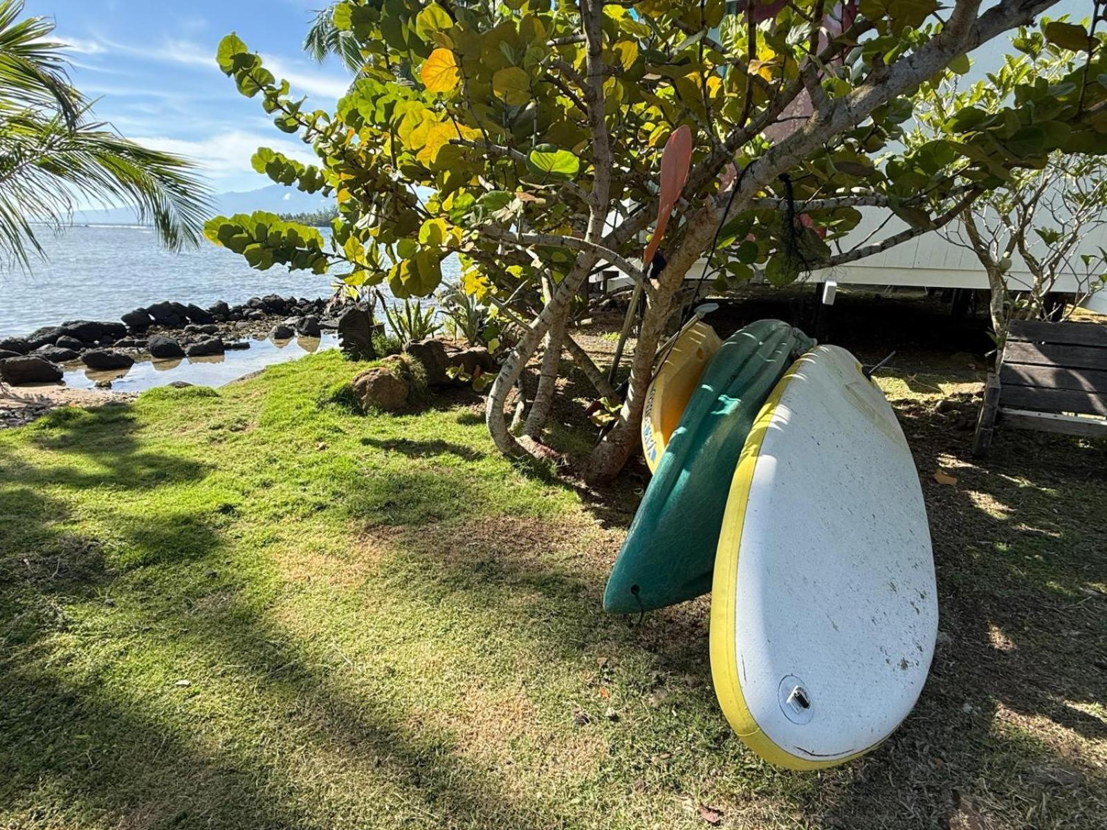Bungalow Vue Lagon 180 Degre, La Maison Bleue Moorea Exterior foto