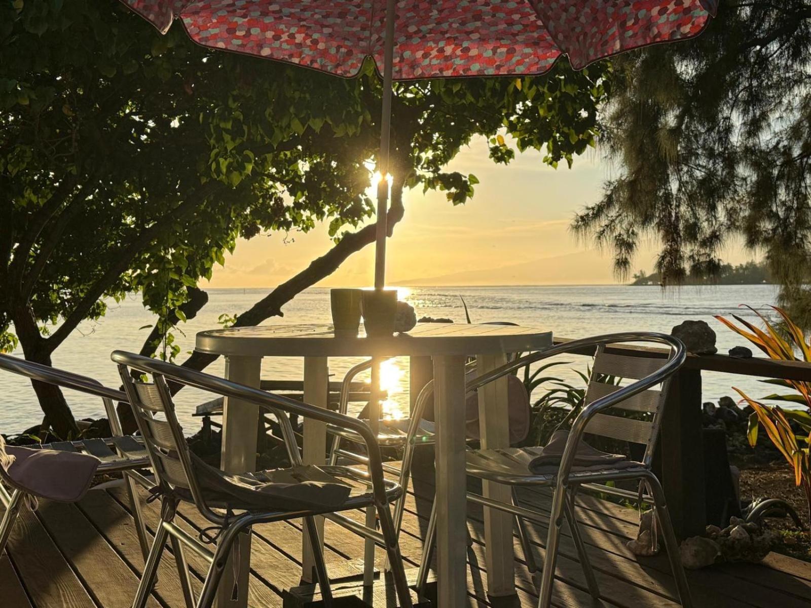 Bungalow Vue Lagon 180 Degre, La Maison Bleue Moorea Exterior foto